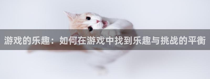 一竞技官网入口登录：游戏的乐趣：如何在游戏中找到乐趣与挑战的